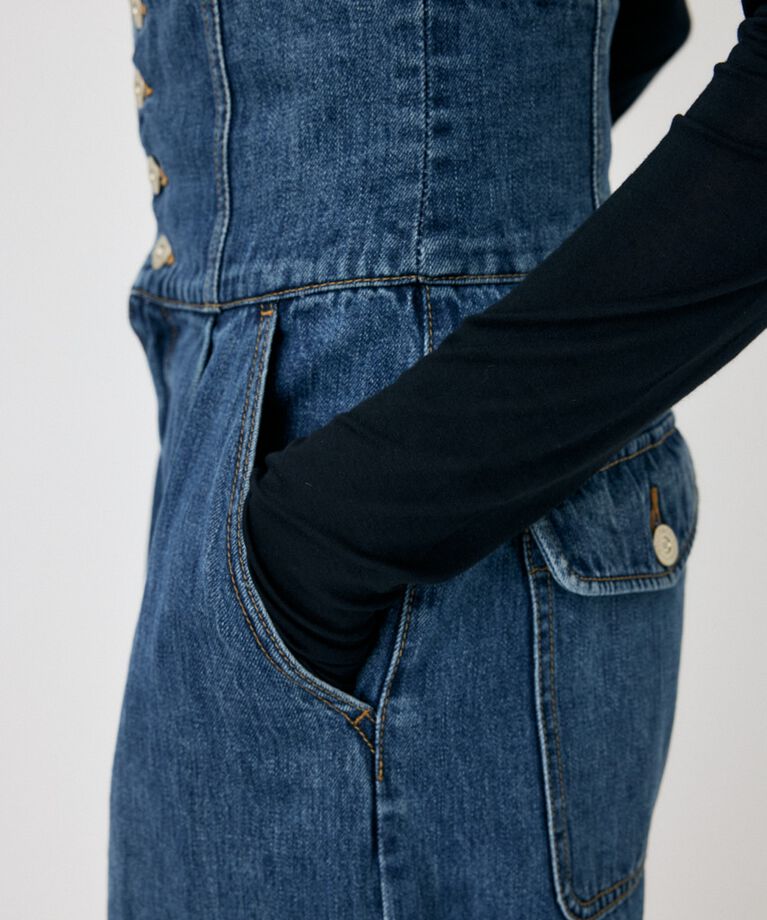 MOUSSY「CORSET DESIGN BAGGY」|デニム|