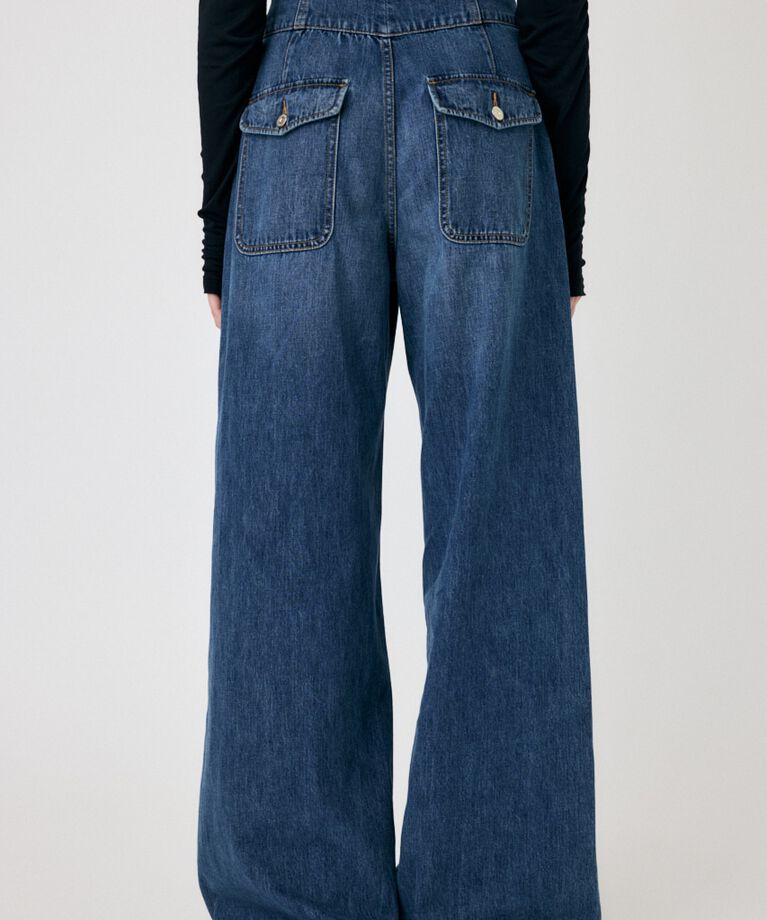 MOUSSY「CORSET DESIGN BAGGY」|デニム|