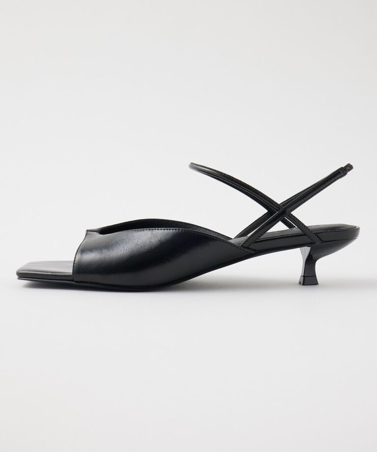 MOUSSY「SQUARE TOE THONG サンダル」|サンダル|BLK