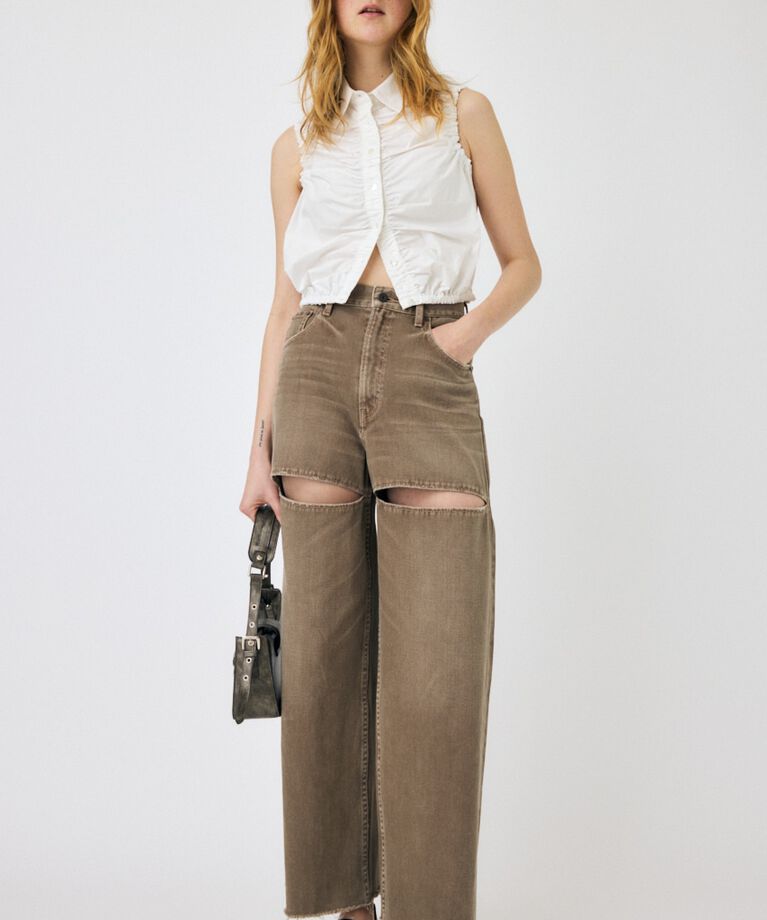 MOUSSY「SQUARE TOE THONG サンダル」|サンダル|