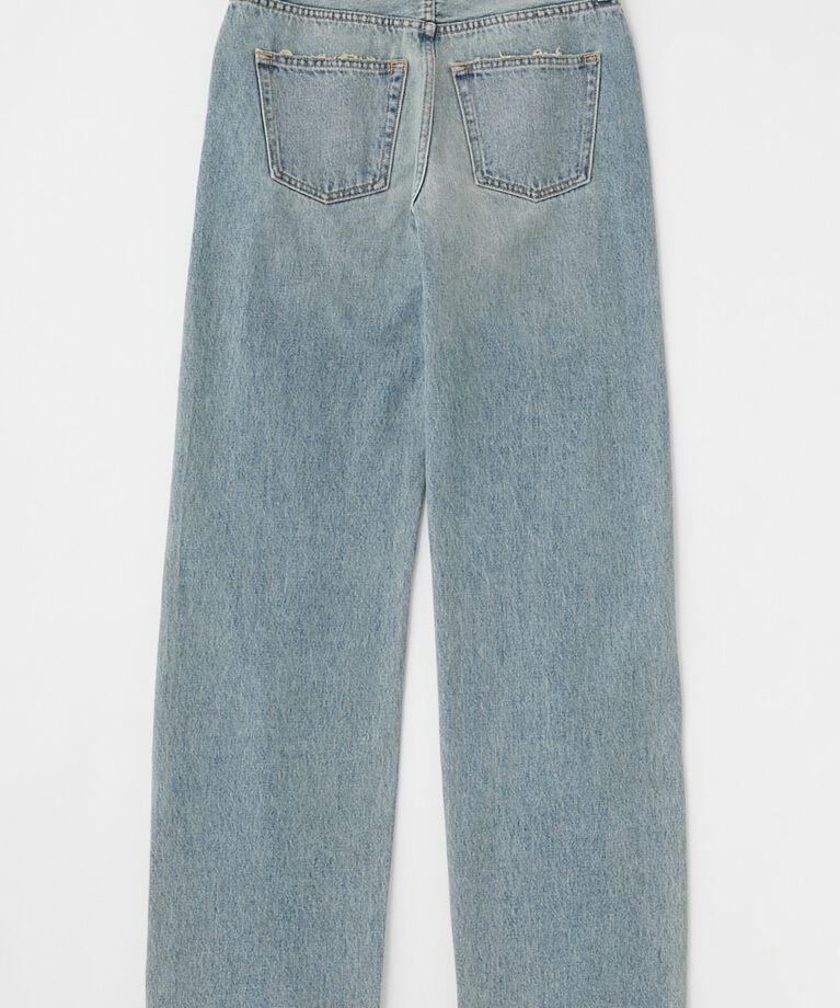 MOUSSY「HIGH DAMAGED STRAIGHT」|デニム|