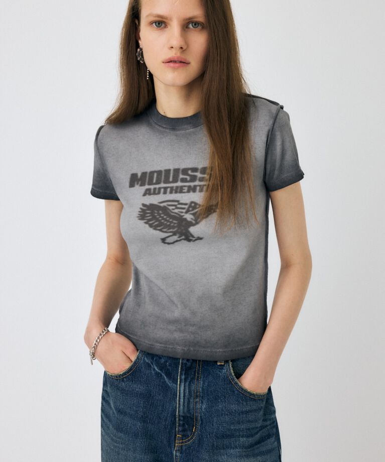 MOUSSY「BLEEDING INK MOUSSY Tシャツ」|Tシャツ・カットソー|