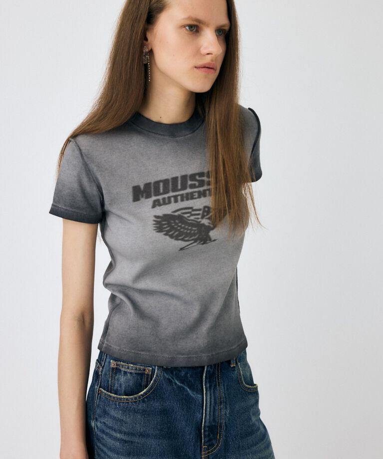 MOUSSY「BLEEDING INK MOUSSY Tシャツ」|Tシャツ・カットソー|