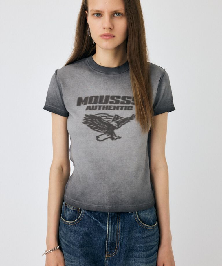 MOUSSY「BLEEDING INK MOUSSY Tシャツ」|Tシャツ・カットソー|