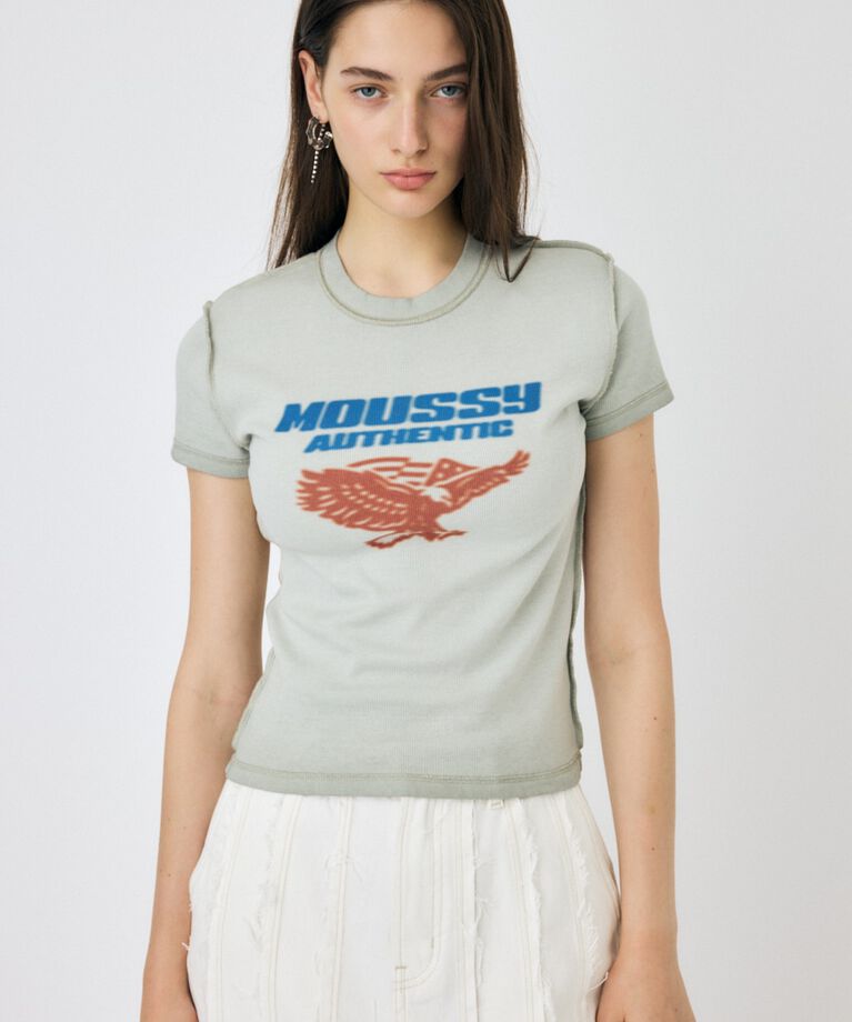 MOUSSY「BLEEDING INK MOUSSY Tシャツ」|Tシャツ・カットソー|