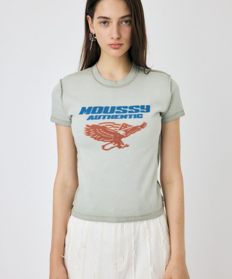 MOUSSY「BLEEDING INK MOUSSY Tシャツ」|Tシャツ・カットソー|