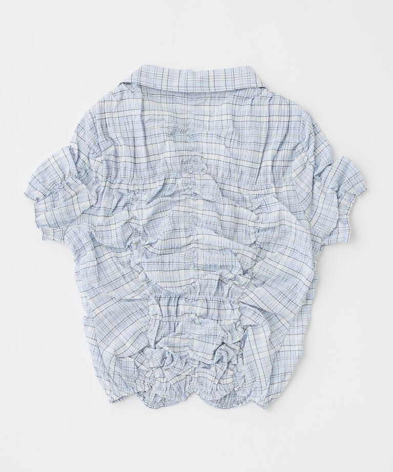 MOUSSY「SHIRRING RIBBON シャツ」|シャツ・ブラウス|