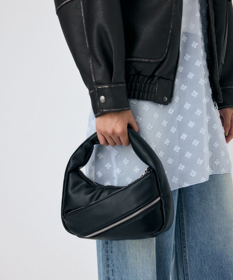 MOUSSY「PADDED ZIPPER バッグ」|その他|BLK