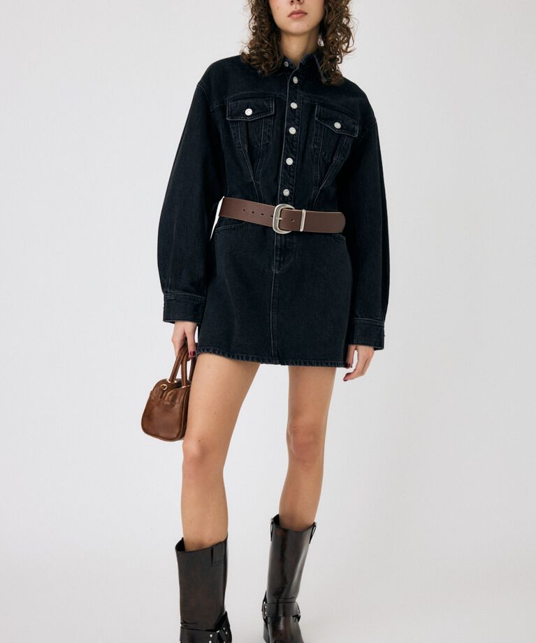 MOUSSY「WAIST TUCK REMAKE ミニドレス」|ワンピース|