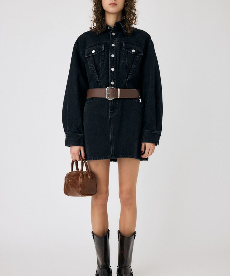 MOUSSY「WAIST TUCK REMAKE ミニドレス」|ワンピース|