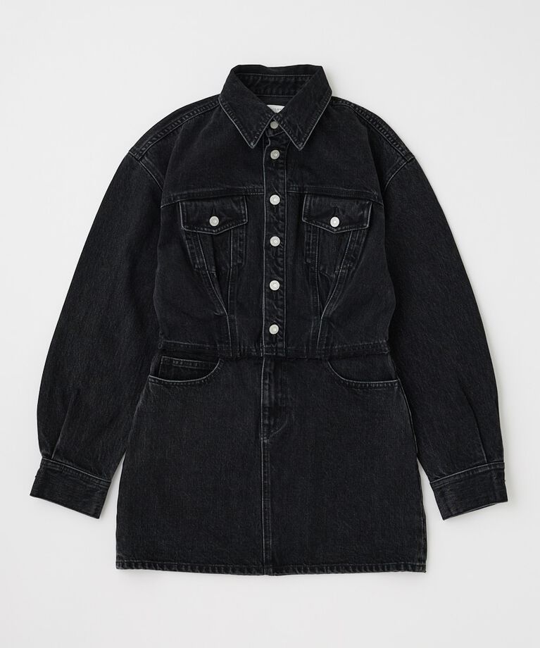MOUSSY「WAIST TUCK REMAKE ミニドレス」|ワンピース|