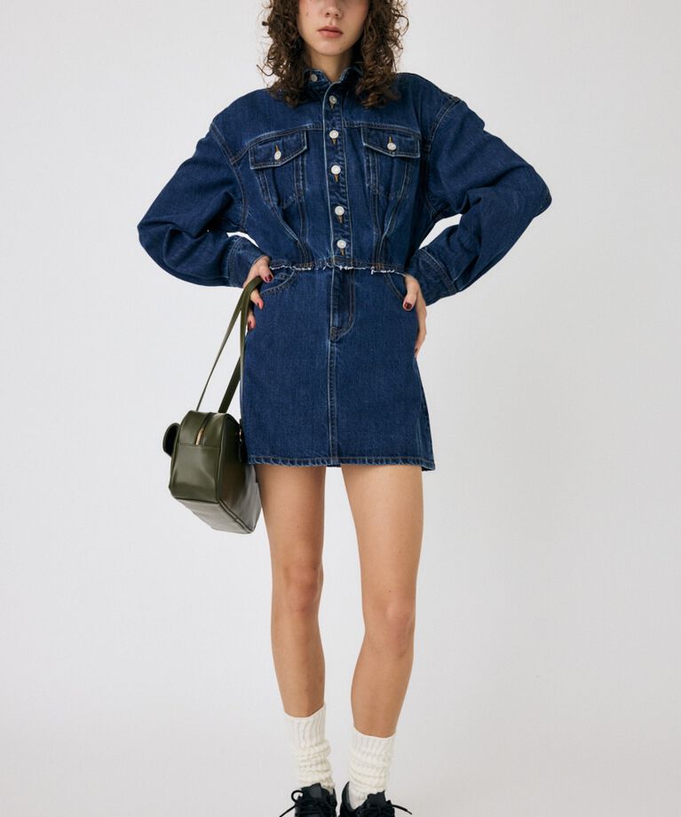 MOUSSY「WAIST TUCK REMAKE ミニドレス」|ワンピース|