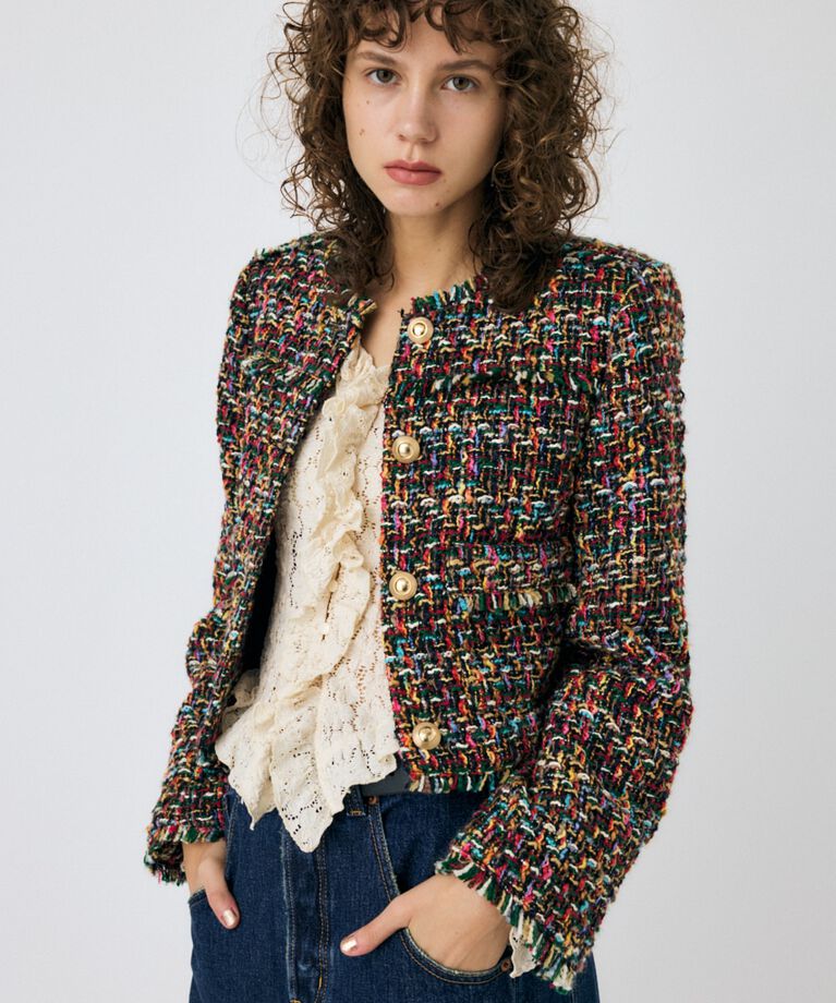 MOUSSY「COMPACT TWEED ジャケット」|その他|