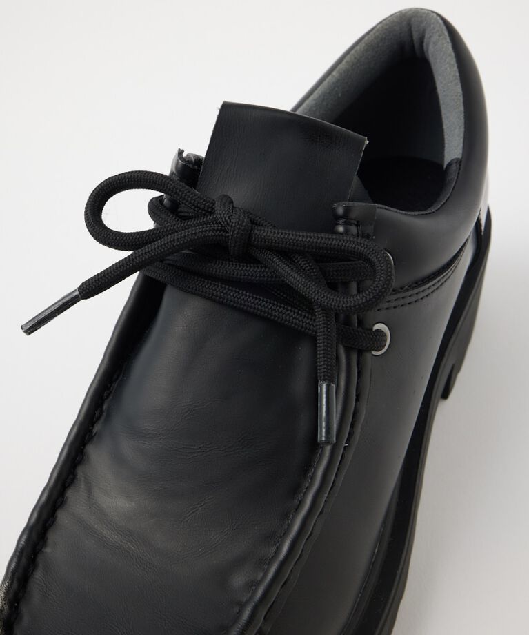MOUSSY「CHUNK SOLE レースアップシューズ」|ローファー|