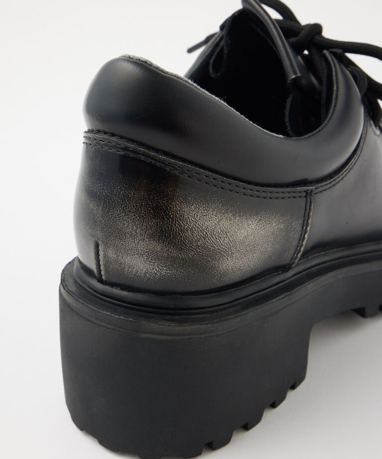 MOUSSY「CHUNK SOLE レースアップシューズ」|ローファー|