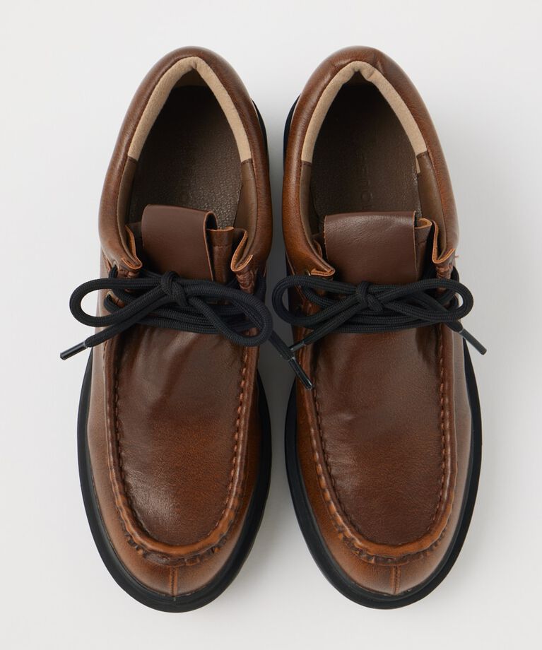 MOUSSY「CHUNK SOLE レースアップシューズ」|ローファー|