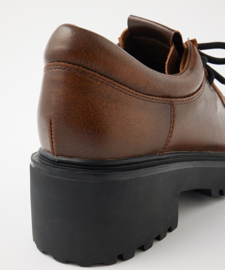 MOUSSY「CHUNK SOLE レースアップシューズ」|ローファー|