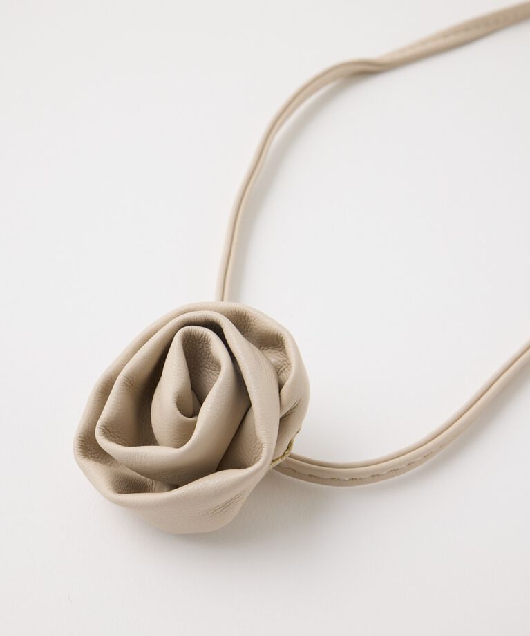 MOUSSY「ROSE CORSAGE リボン」|ネックレス|