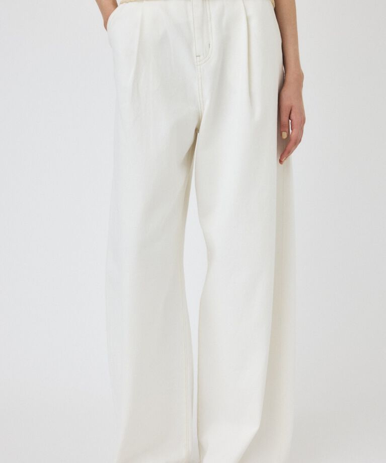 MOUSSY「WAVY TUCK BAGGY」|デニム|