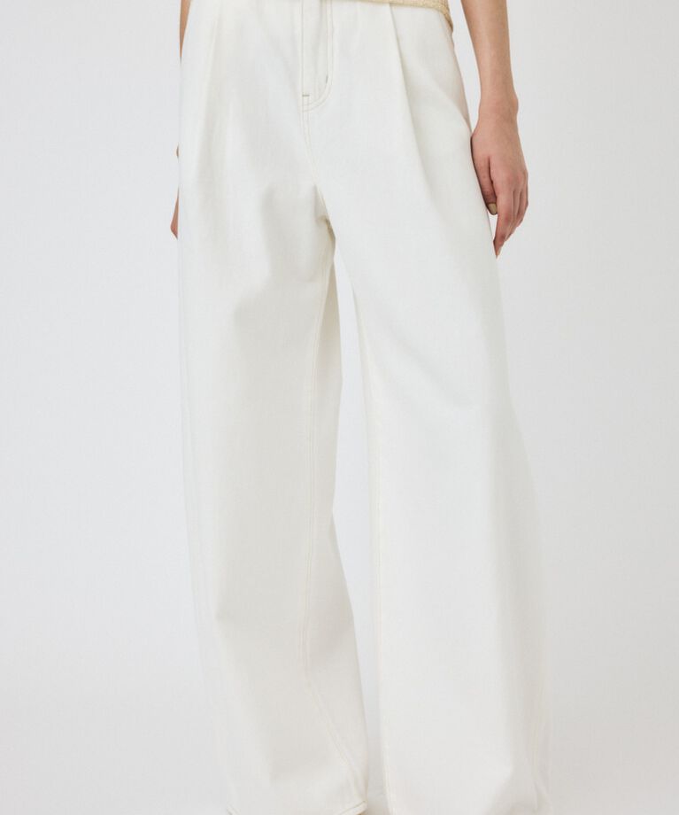 MOUSSY「WAVY TUCK BAGGY」|デニム|