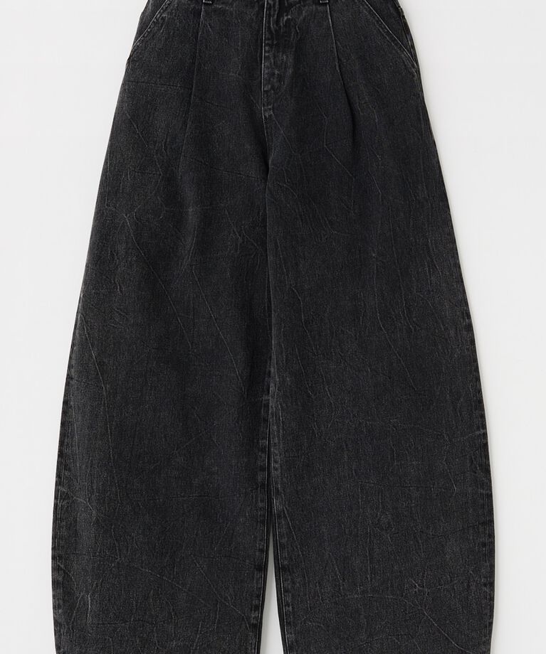 MOUSSY「WAVY TUCK BAGGY」|デニム|