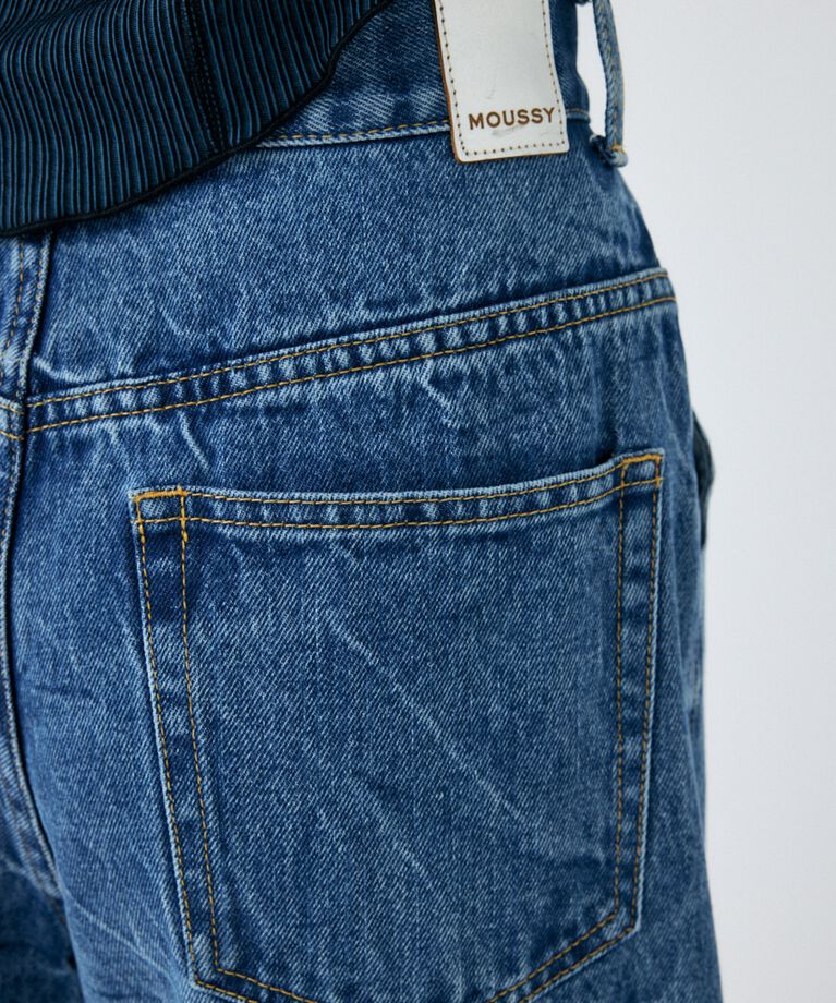 MOUSSY「WAVY TUCK BAGGY」|デニム|