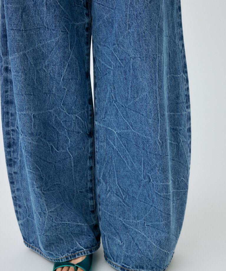 MOUSSY「WAVY TUCK BAGGY」|デニム|