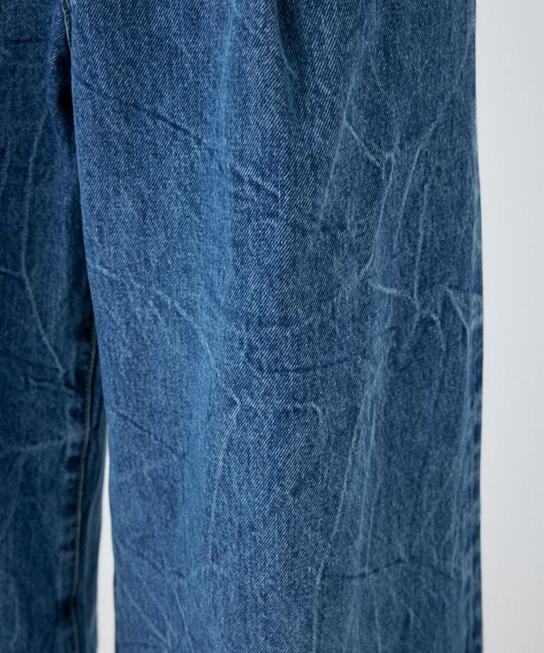 MOUSSY「WAVY TUCK BAGGY」|デニム|