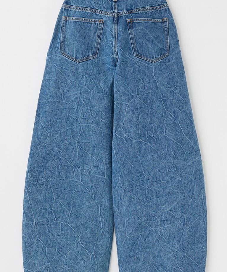 MOUSSY「WAVY TUCK BAGGY」|デニム|