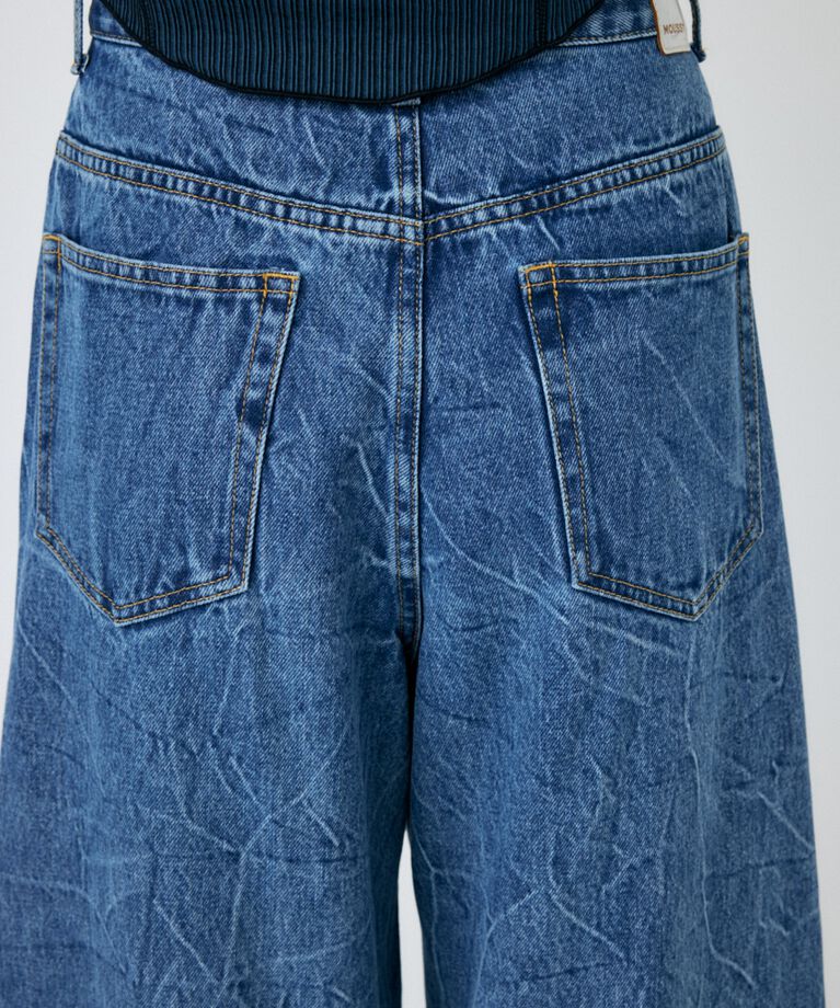 MOUSSY「WAVY TUCK BAGGY」|デニム|
