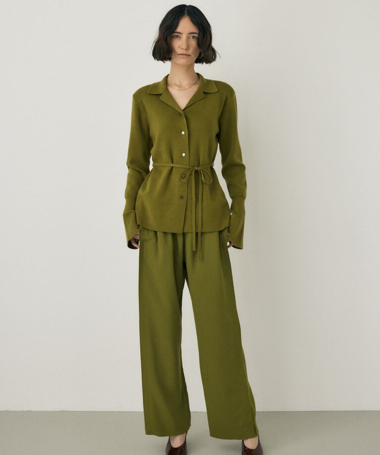 MOUSSY「リラックスワイドパンツ　リサイクルポリエステル使用」|その他|
