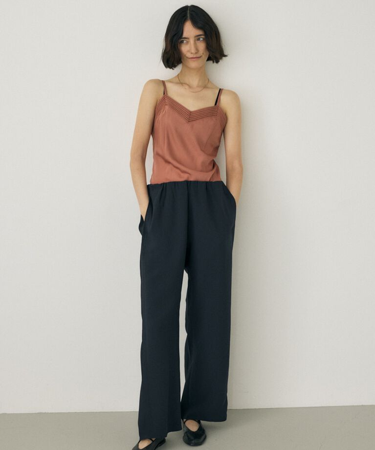 MOUSSY「リラックスワイドパンツ　リサイクルポリエステル使用」|その他|D/NVY3