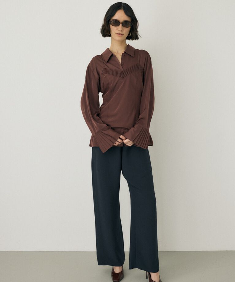 MOUSSY「リラックスワイドパンツ　リサイクルポリエステル使用」|その他|