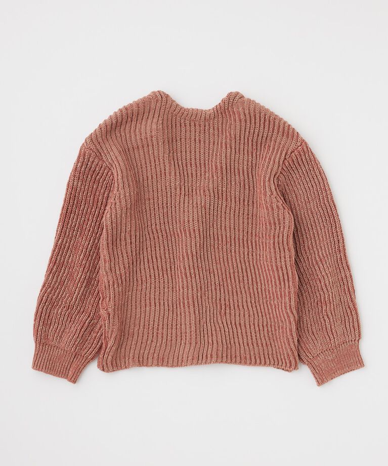 MOUSSY「メランジニットカーディガン　コットン×リサイクルポリエステル混」|カーディガン|