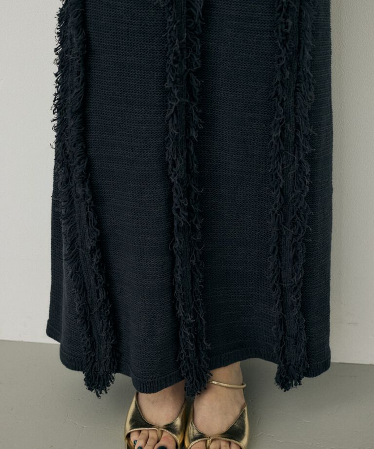 MOUSSY「ツイードニットスカート　オーガニックコットン使用」|スカート|