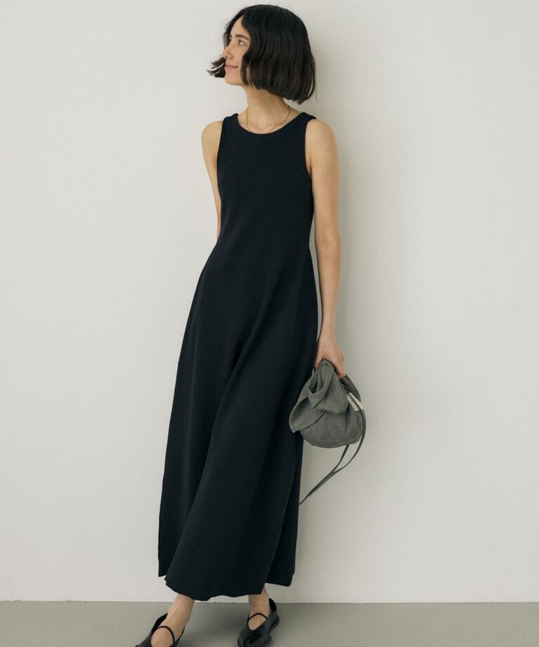 MOUSSY「ノースリーブニットワンピース　オーガニックコットン使用」|ワンピース|