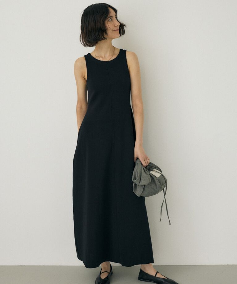 MOUSSY「ノースリーブニットワンピース　オーガニックコットン使用」|ワンピース|