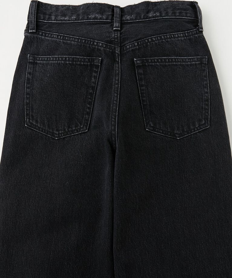 MOUSSY「HW 90S ブラックストレートデニム」|デニム|