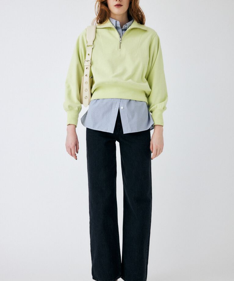 MOUSSY「HW 90S ブラックストレートデニム」|デニム|