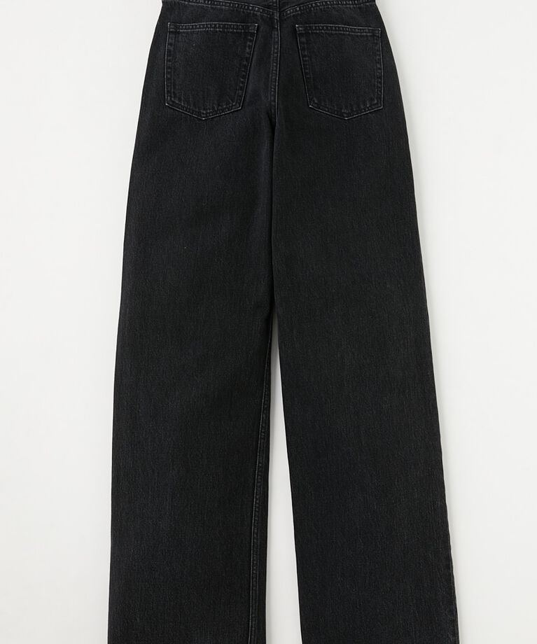 MOUSSY「HW 90S ブラックストレートデニム」|デニム|