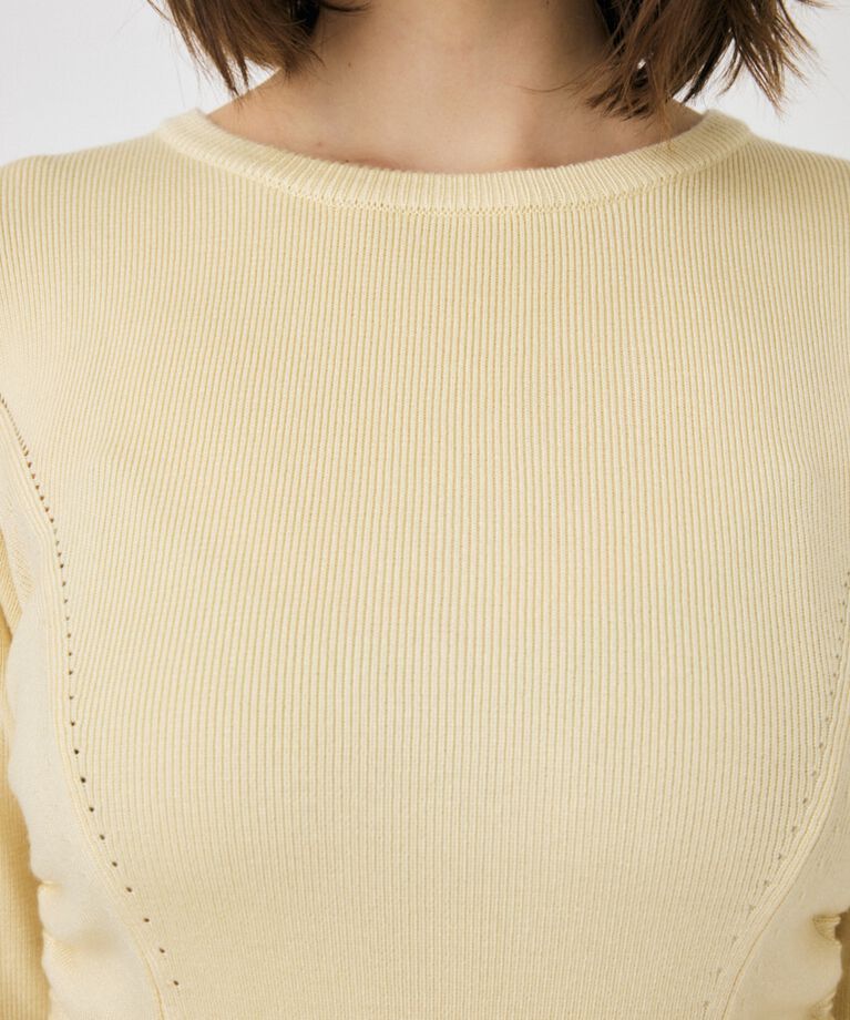 MOUSSY「WAIST RIBBON モックネックドレス」|ワンピース|