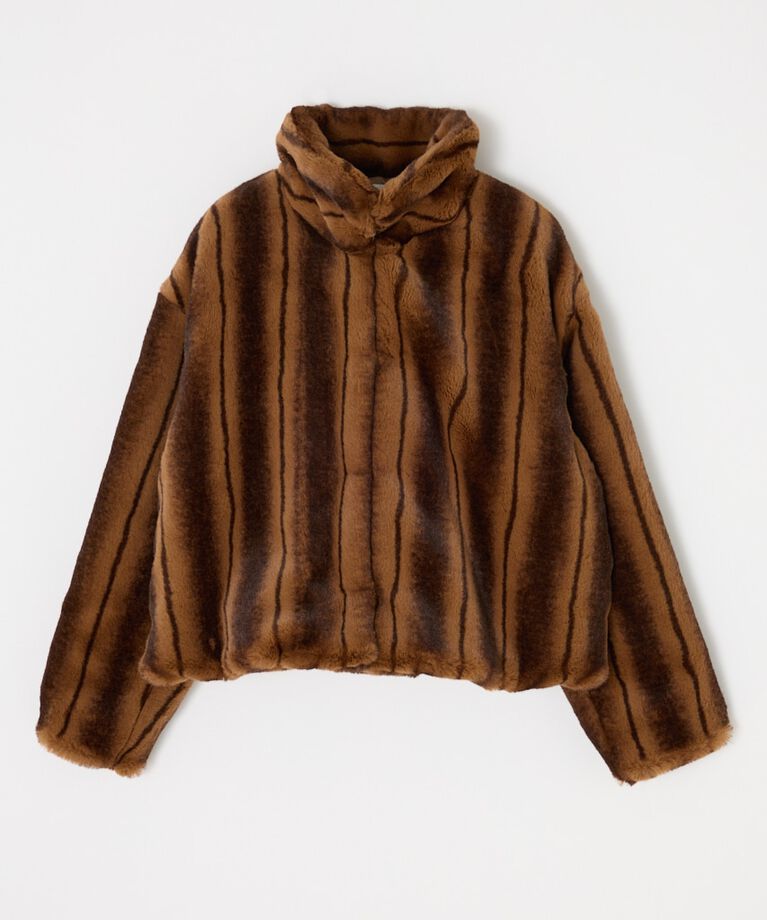 MOUSSY「FAUX FUR スタンドカラージャケット」|その他|