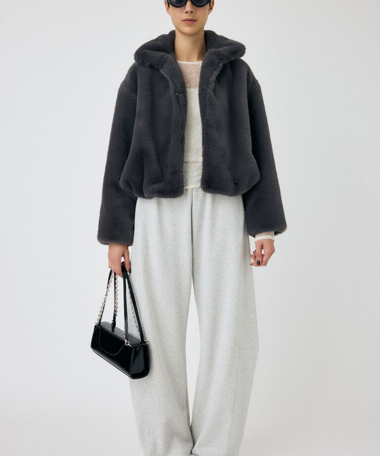 MOUSSY「FAUX FUR スタンドカラージャケット」|その他|