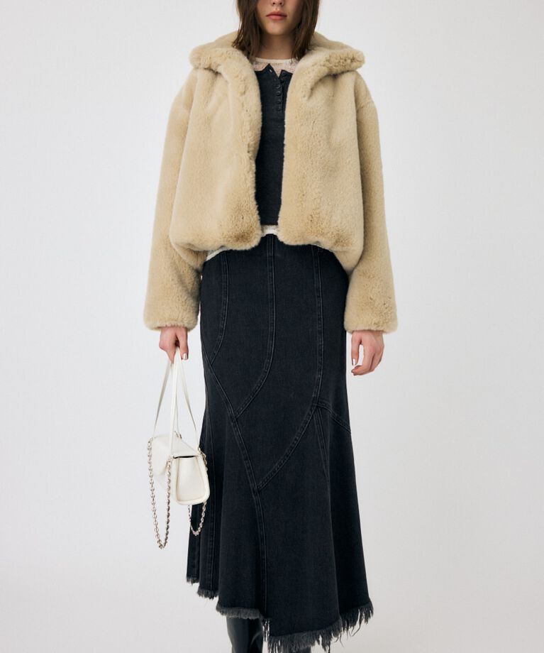 MOUSSY「FAUX FUR スタンドカラージャケット」|その他|