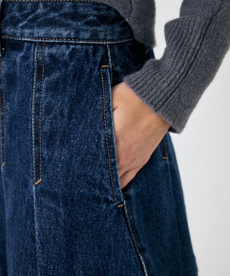 MOUSSY「PLEATED デニムミニスカート」|スカート|