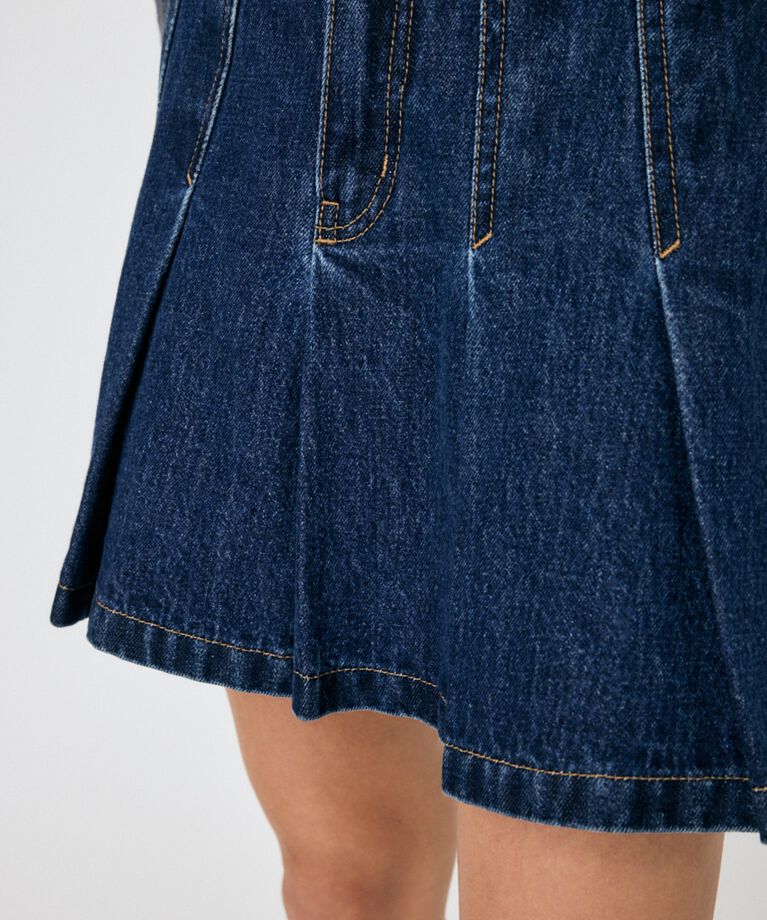 MOUSSY「PLEATED デニムミニスカート」|スカート|