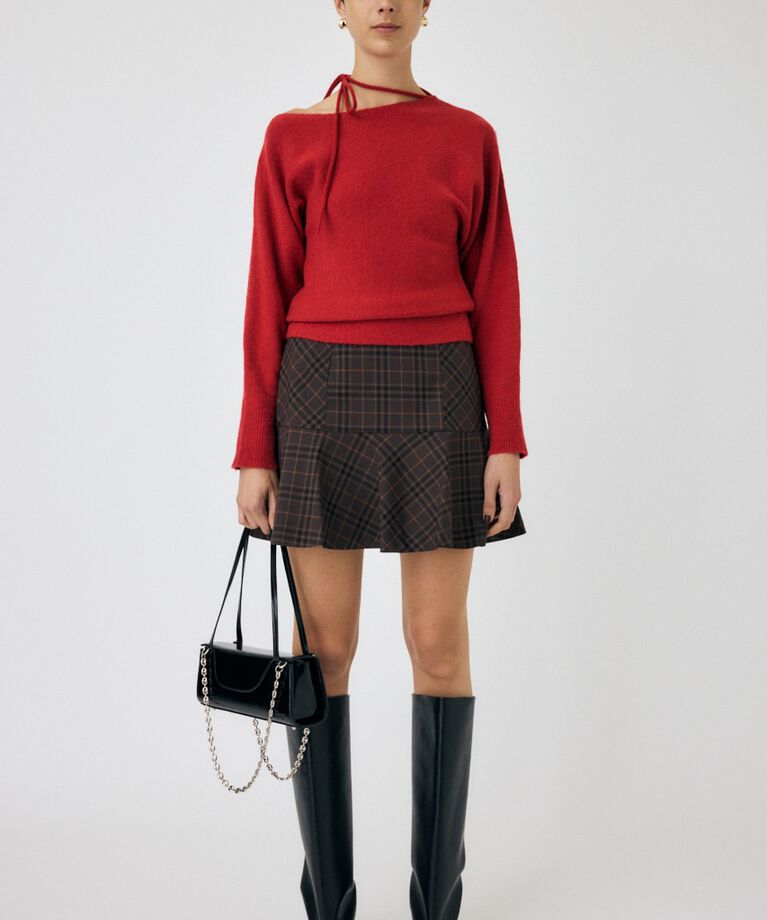 MOUSSY「RANDOM CHECK ミニスカート」|スカート|