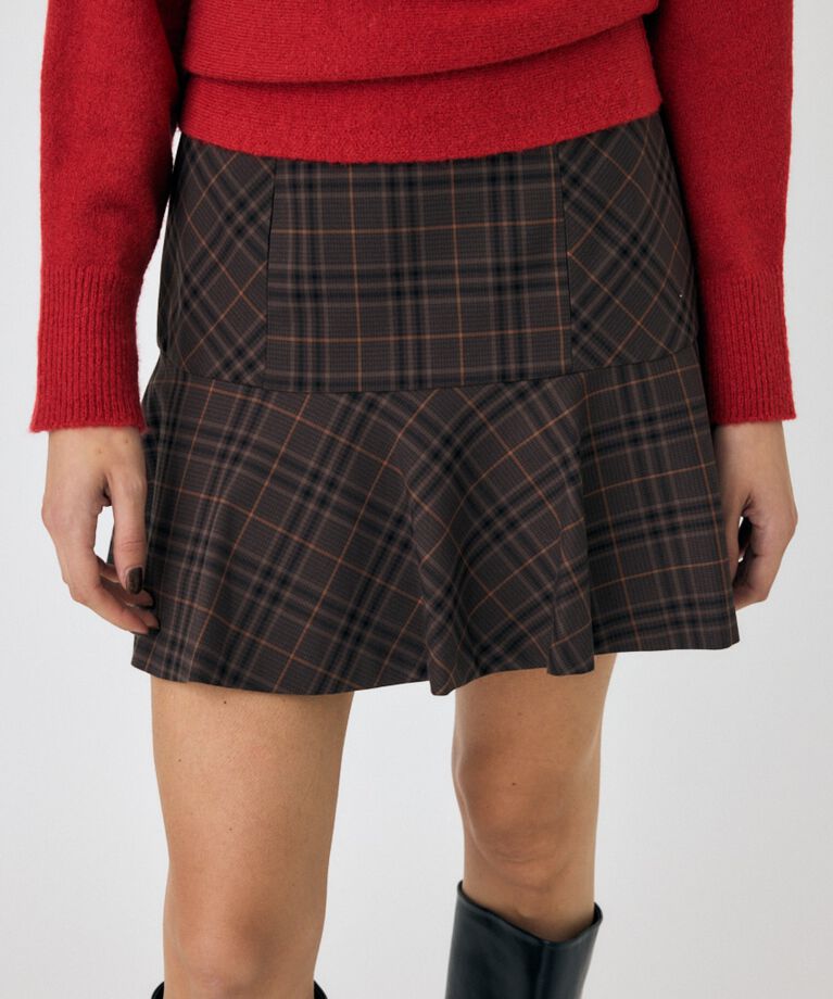 MOUSSY「RANDOM CHECK ミニスカート」|スカート|