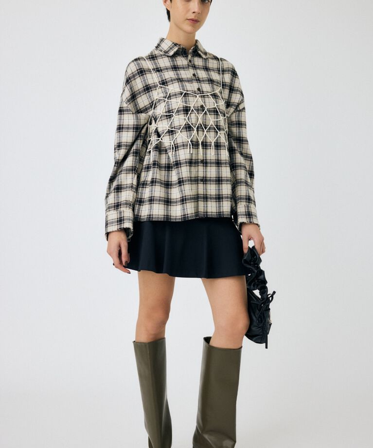 MOUSSY「RANDOM CHECK ミニスカート」|スカート|