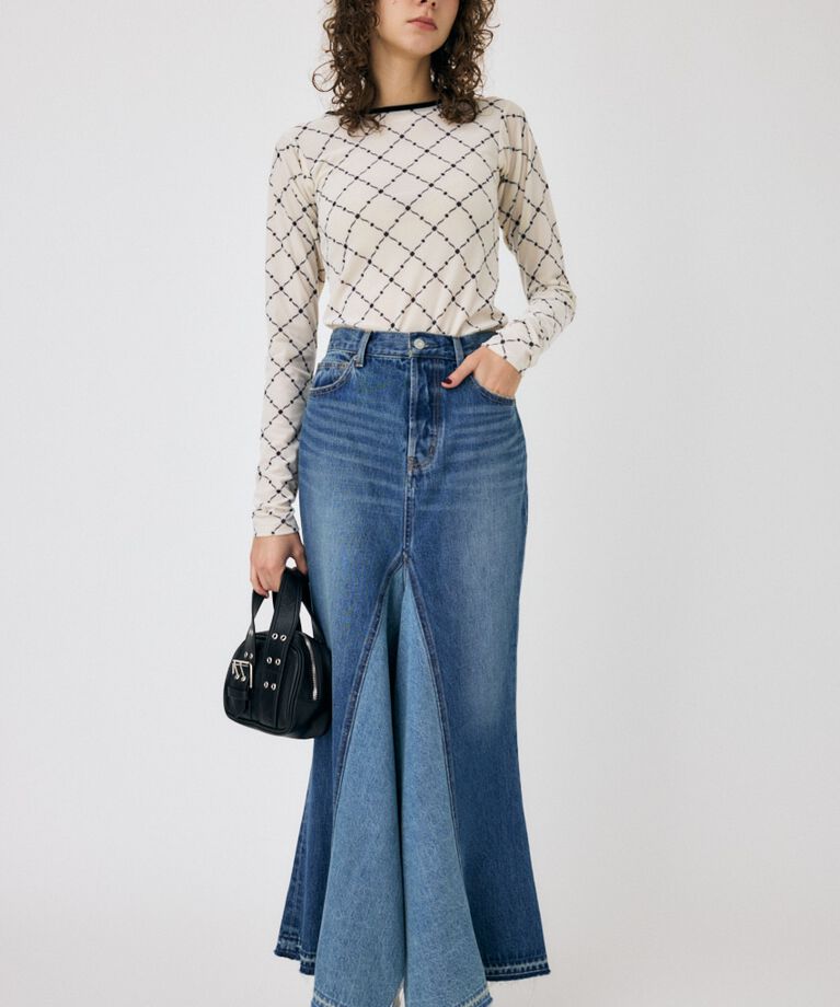 MOUSSY「REMAKE DENIM マーメイドスカート」|スカート|